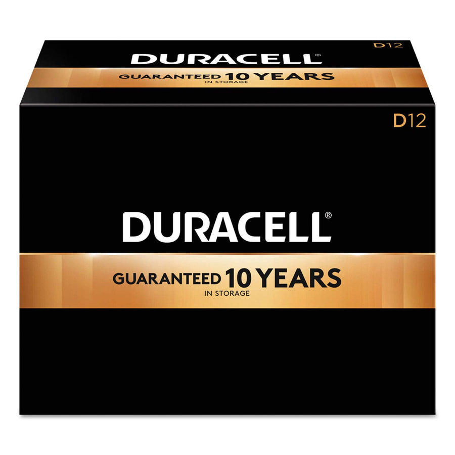 Duracell MN1300 Coppertop Battery, Alkaline, D Size (Pack of 12)