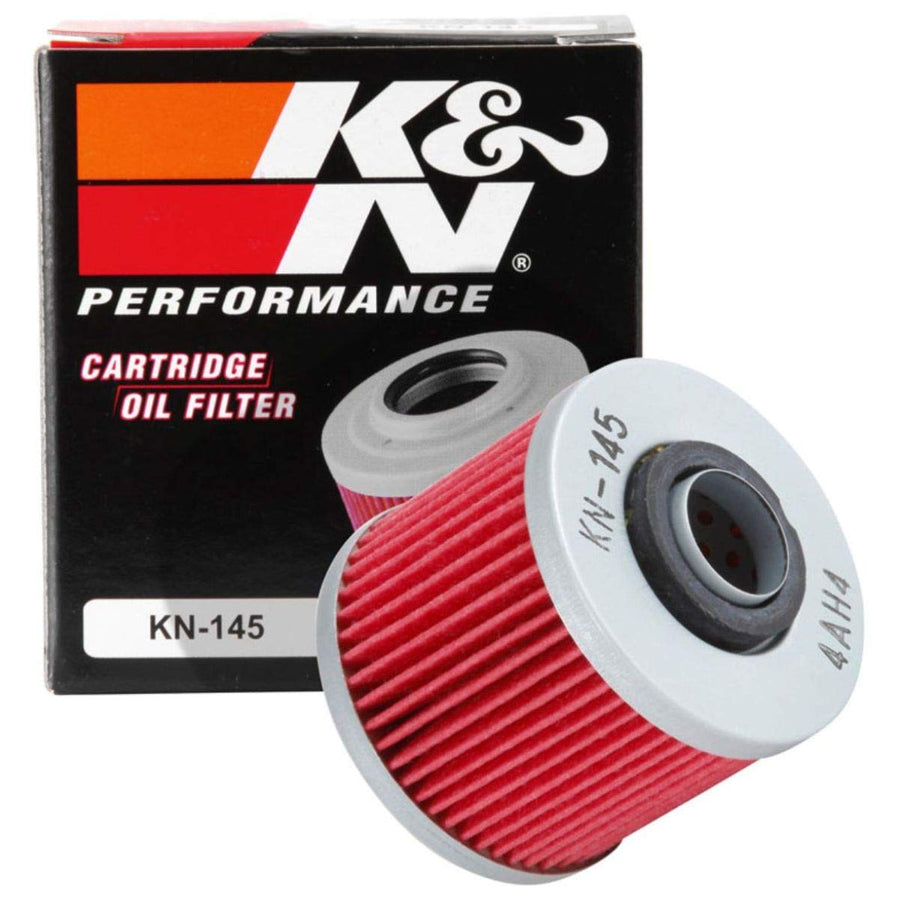 K&N Oil Filter Motorcycle: High Performance, Premium, Designed to be used with Synthetic or Conventional Oils: Fits Select Yamaha Vehicles, KN-145