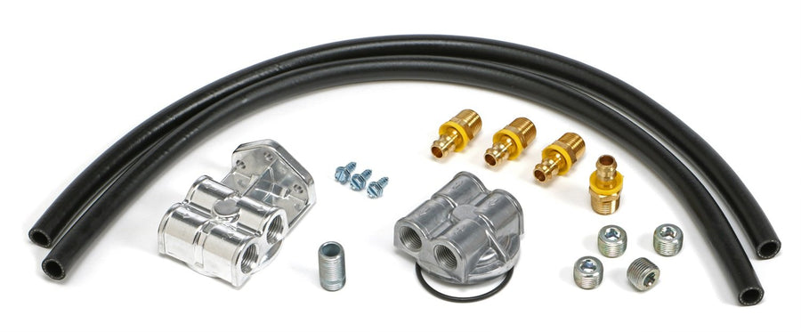 OIL FILTER RELOCATION KIT TRANS-DAPT PERFORMANCE 90 DEGREE/HORIZONTAL (1850)