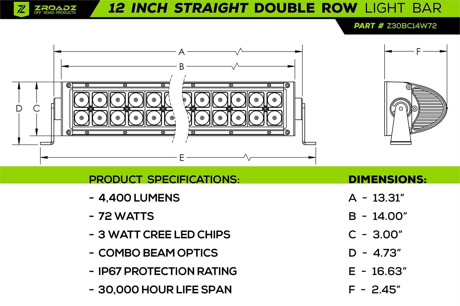 Torch Grille 2018-2021 Tundra, Black, 1 Pc, Replacement, Chrome Studs with (2) 12" LEDs, Does Not Fit Vehicles with Camera - PN #6319661