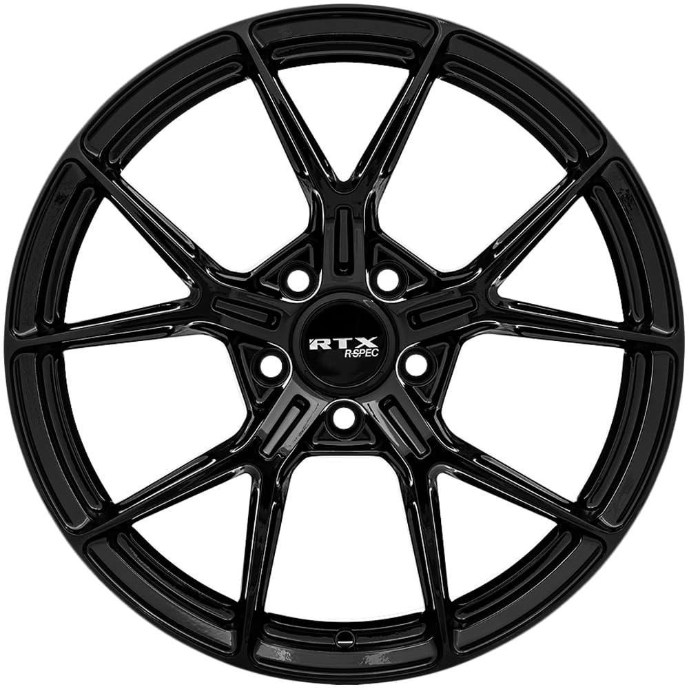 RTX Custom RS01 Wheel - 20x9, 35 Offset, 5x114.3 Bolt Pattern, 67.1mm Hub - Gloss Black Rim