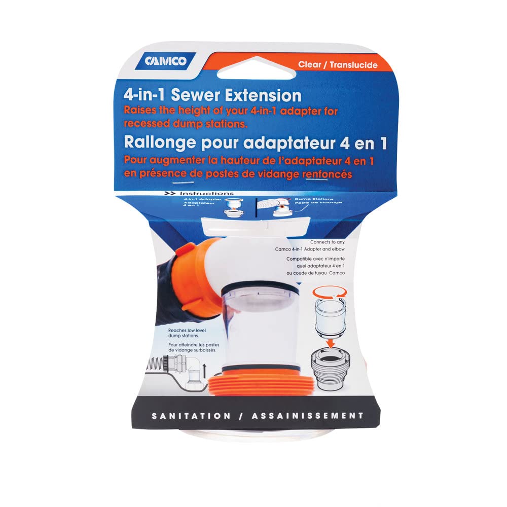 4-n-1 Sewer Extension Camco 39735 for Recessed Dump Station