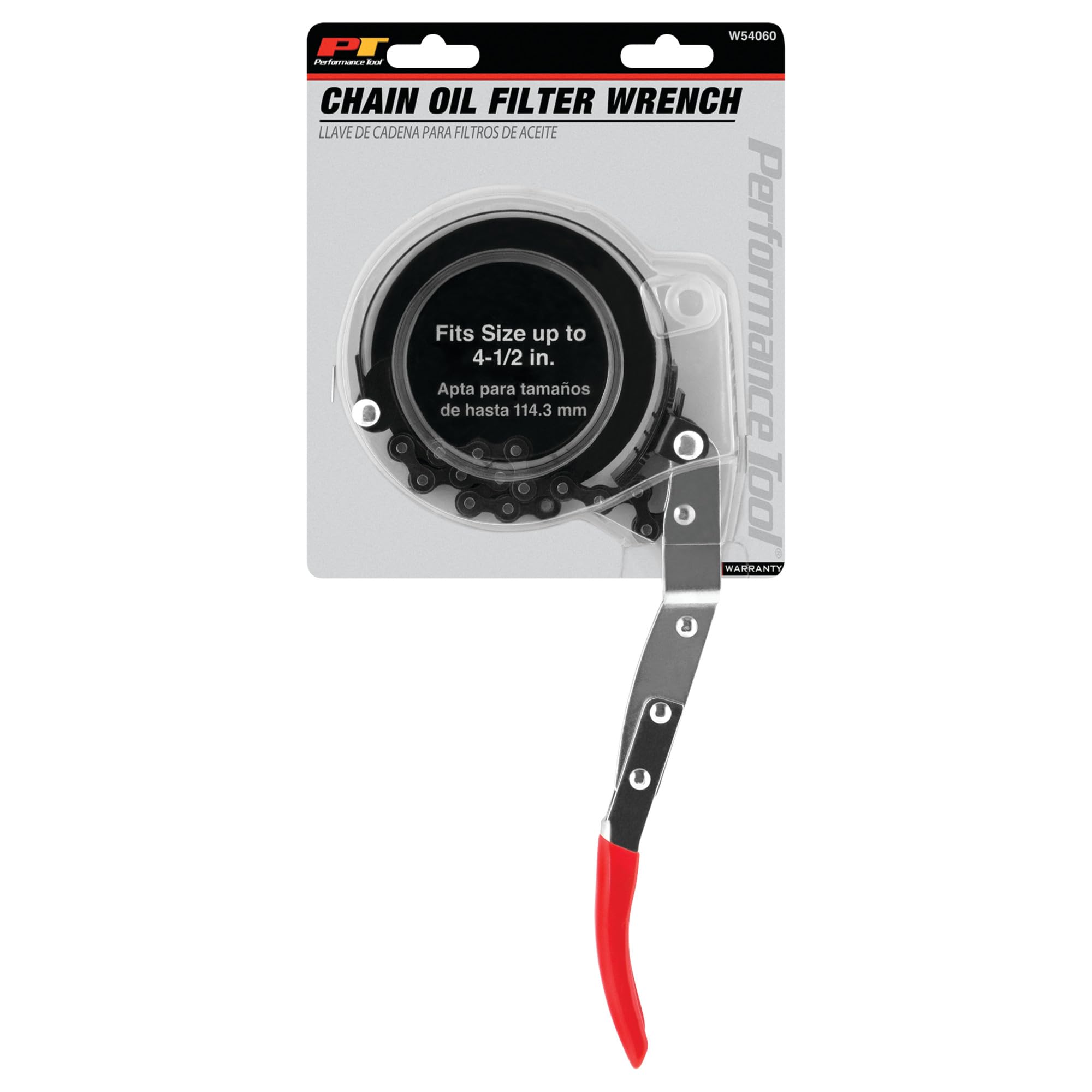 Chain/Band Filter Wrench Performance Tool W54060 | 2-3/4 to 4-1/2-Inch