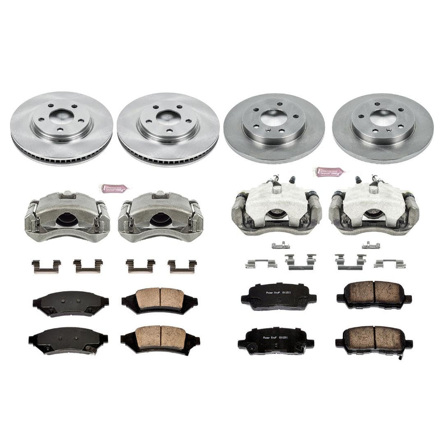 Power Stop KCOE1587 1-Click Autospecialty OE Replacement Brake Kit with Calipers For Pontiac Grand Prix 2004 [Model Specific]