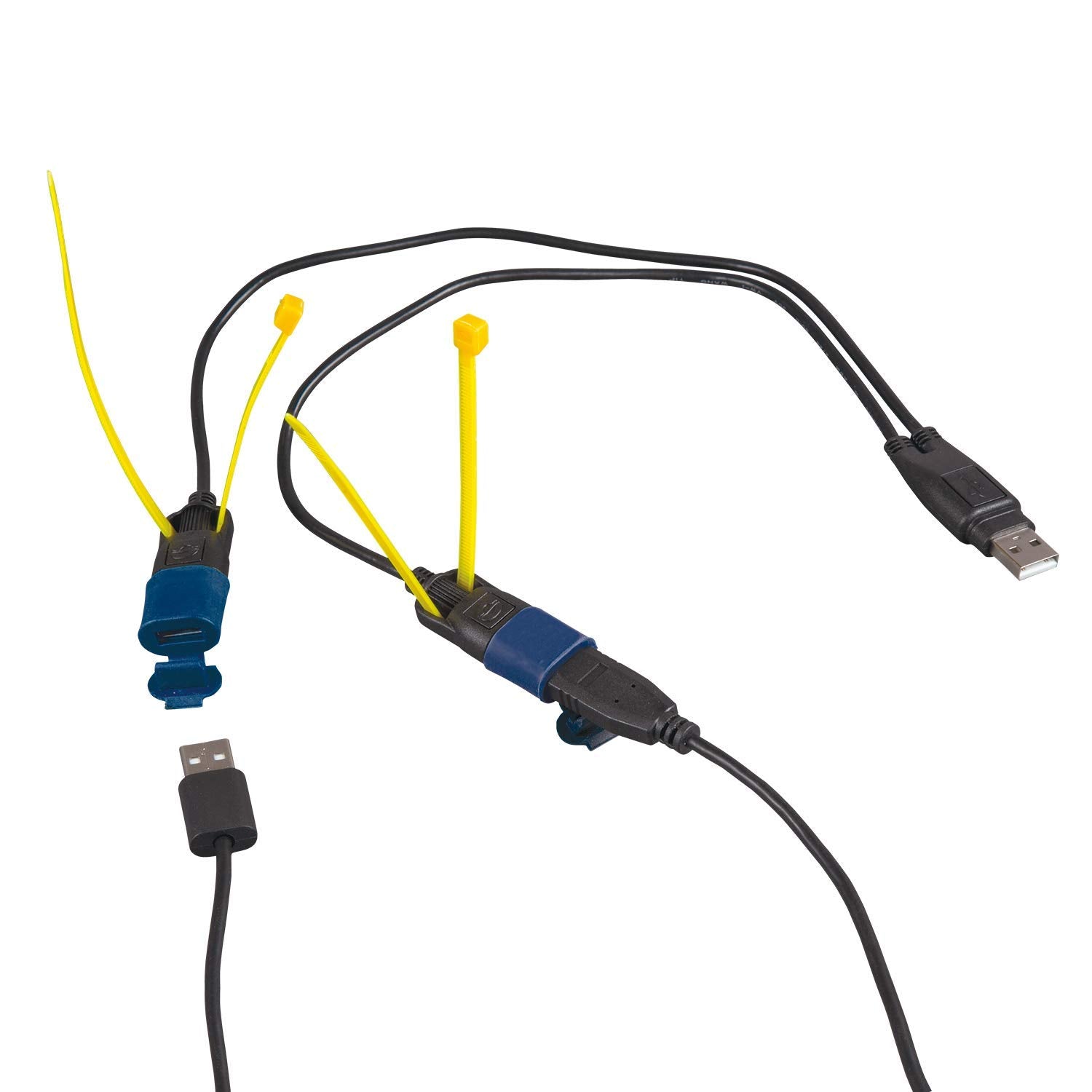 USB Cable Optimate O-110, Y-Splitter with Weatherproof Connection System