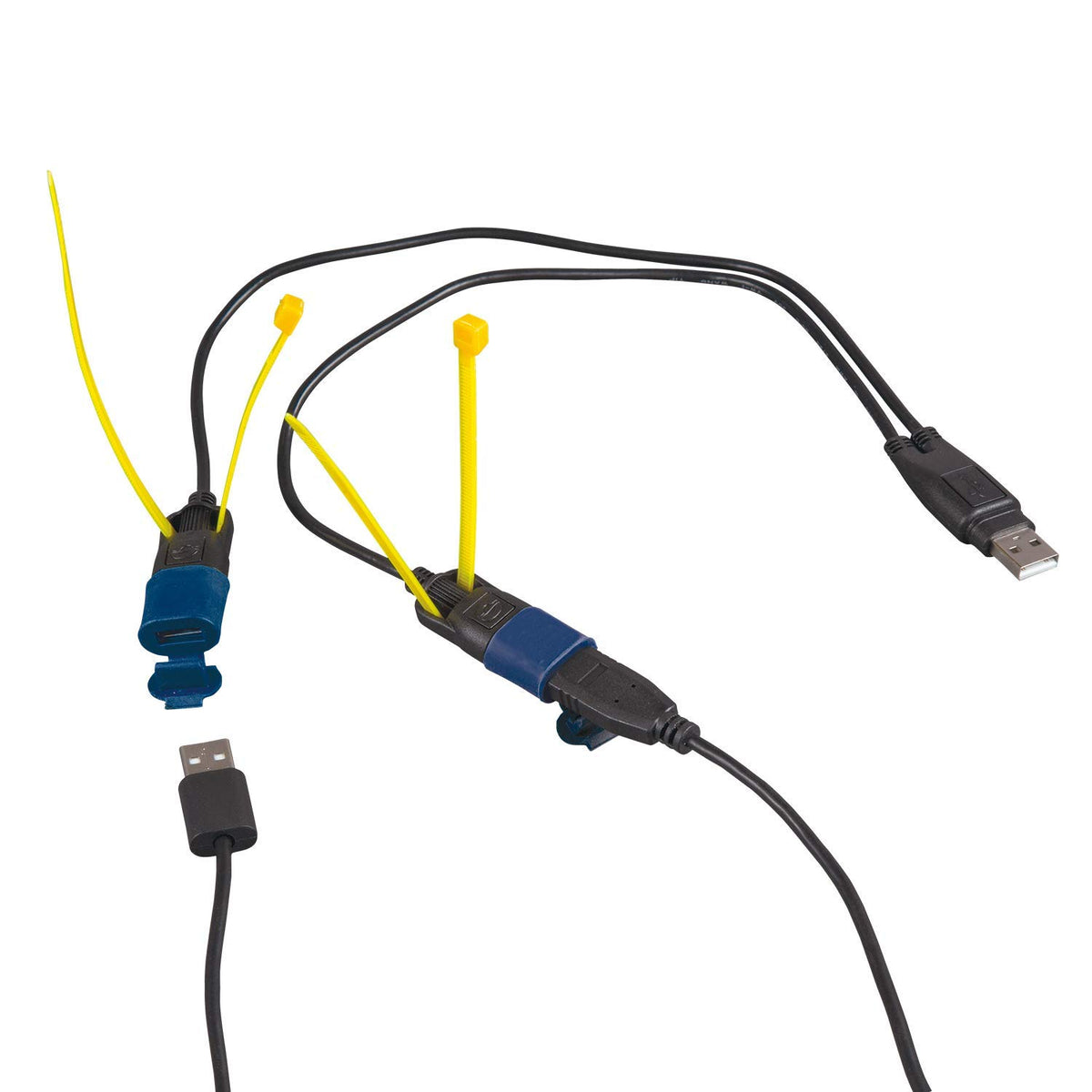 USB Cable Optimate O-110, Y-Splitter with Weatherproof Connection System