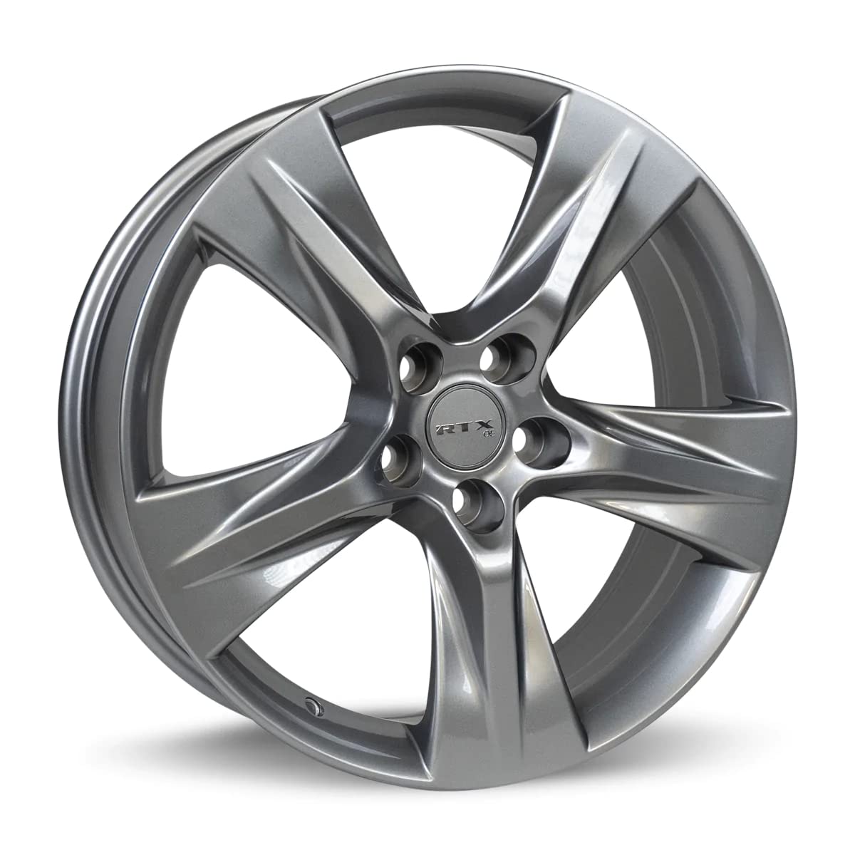 Custom RTX KAZAKI Wheel - 17x7.5, 35 Offset, 5x114.3 Bolt Pattern, 60.1mm Hub - Gunmetal Rim