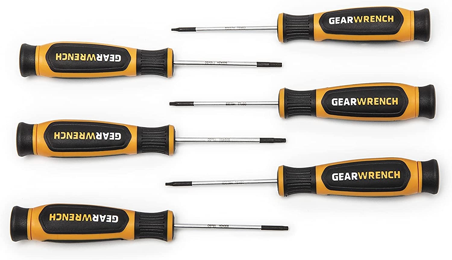 6 Pc. GEARWRENCH Torx Mini Dual Material Screwdriver Set - 80056H