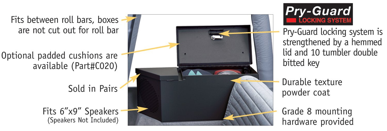 Storage Security Lockbox Set Tuffy Speaker &