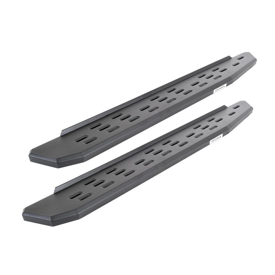 RB30 Running Boards Go Rhino | 57", Galvanized Steel, Textured Black | 69600057PC