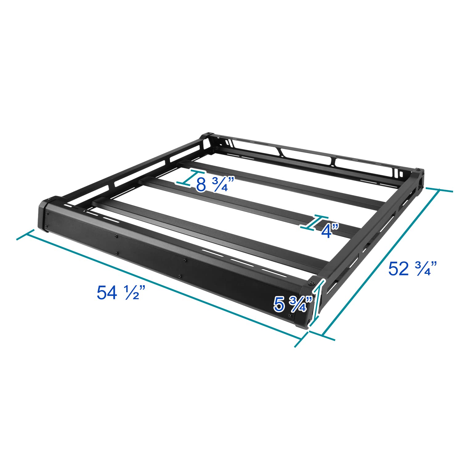 Roof Rack Basket Spec-D Tuning Luggage Cargo Truck Top Carrier Compatible with 2020-2022 Jeep Gladiator