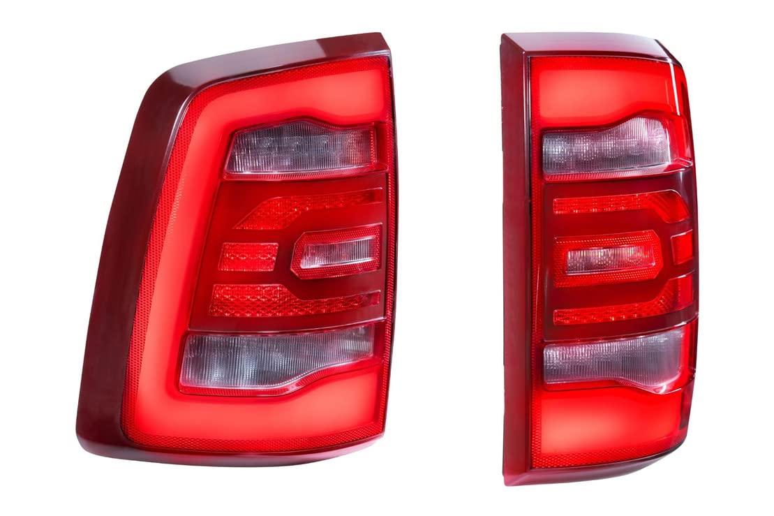 GTR Lighting LED Carbide Taillights Fits Dodge Ram 09-18 Plug and Play Aftermarket Housings (GTR.TL05)