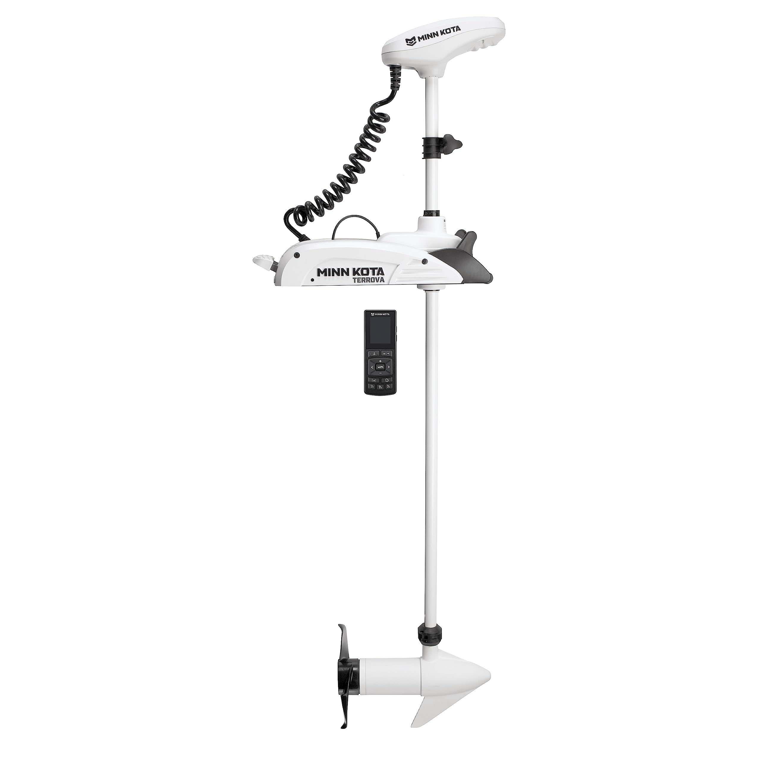 Minn Kota Riptide Bow-Mount Terrova Electric Trolling Motor with GPS, Spot-Lock – 55 Lb. Thrust, 54 in. Shaft, Saltwater