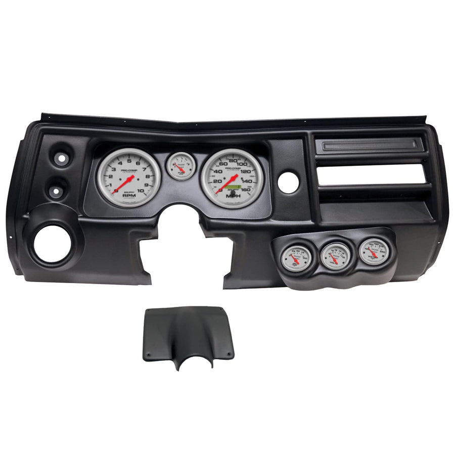 AutoMeter Dash Kit Direct Fit, (5" X2, 2 1/16" X4), Chevy Chevelle Vent 68, Ultra-Lite (2904-13)
