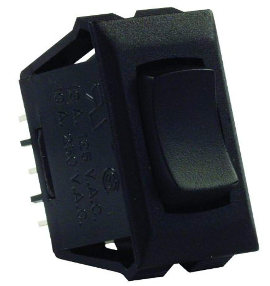 SPDT JR Products 12675 Black Mom-On/Off/Mom-On Switch
