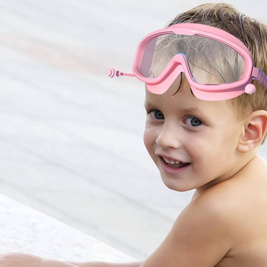 Swimming Goggles Ziurmut for Children | Clear Vision Diving Goggles for Children, UV Protection Anti-Fog Design for Free Diving and Fishing Strap Cover