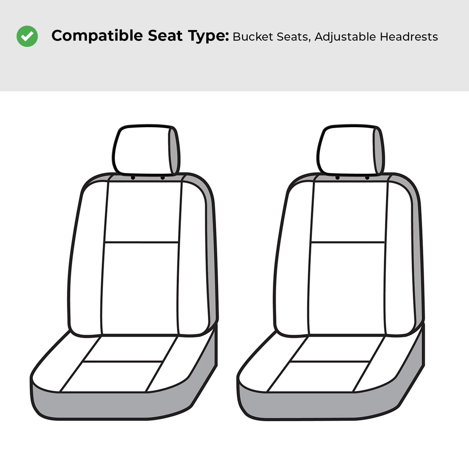 Covercraft Custom Polycotton Seat Covers | Fits 2024-2025 Jeep Gladiator Without Molle Panel | 1st Row Bucket Seats, Tan