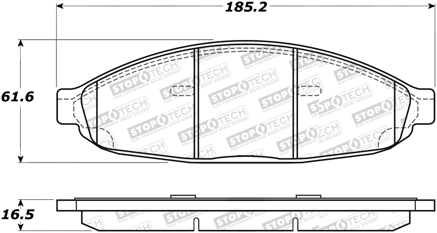 Street Select StopTech Brake Pads 305.09970