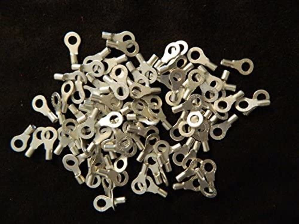 Uninsulated Install Bay Ring Terminal 22-18 Gauge #8 Package of 100