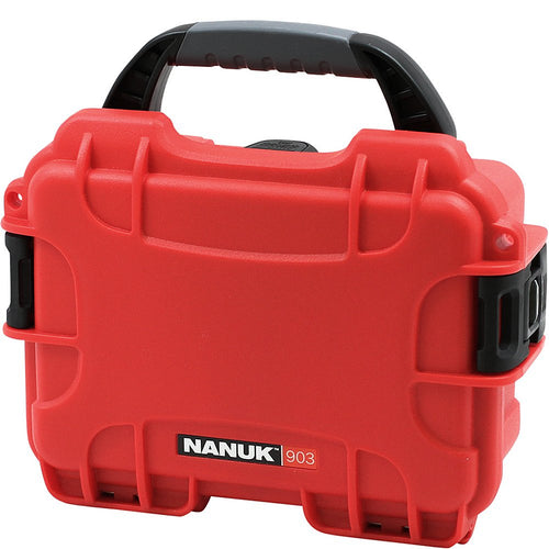 Nanuk 903 Waterproof Hard Case with Foam Insert (Red) NANUK