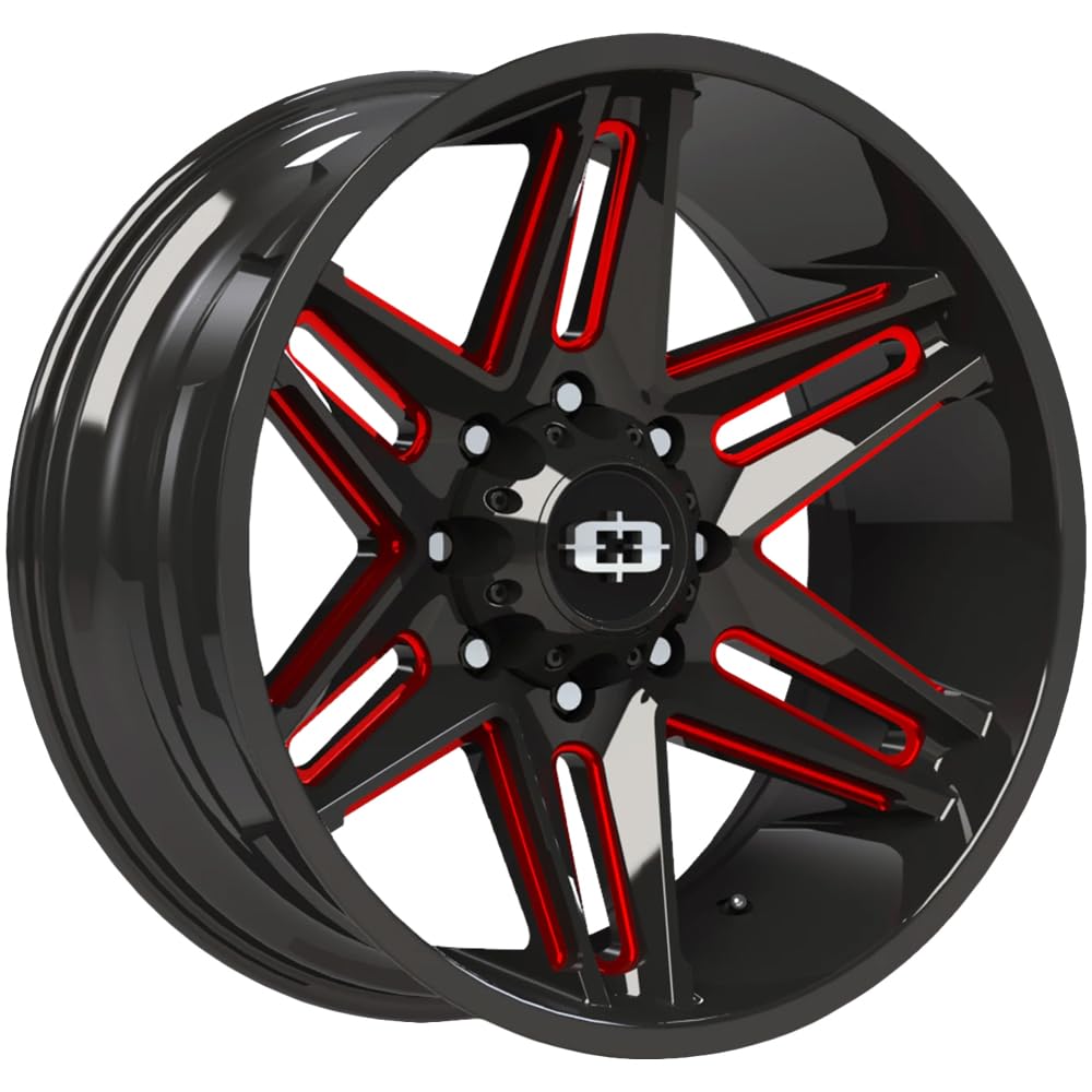 Offroad Vision 1-20x12 363-20281GBMR-51 8x6.5-51 Red Rim!