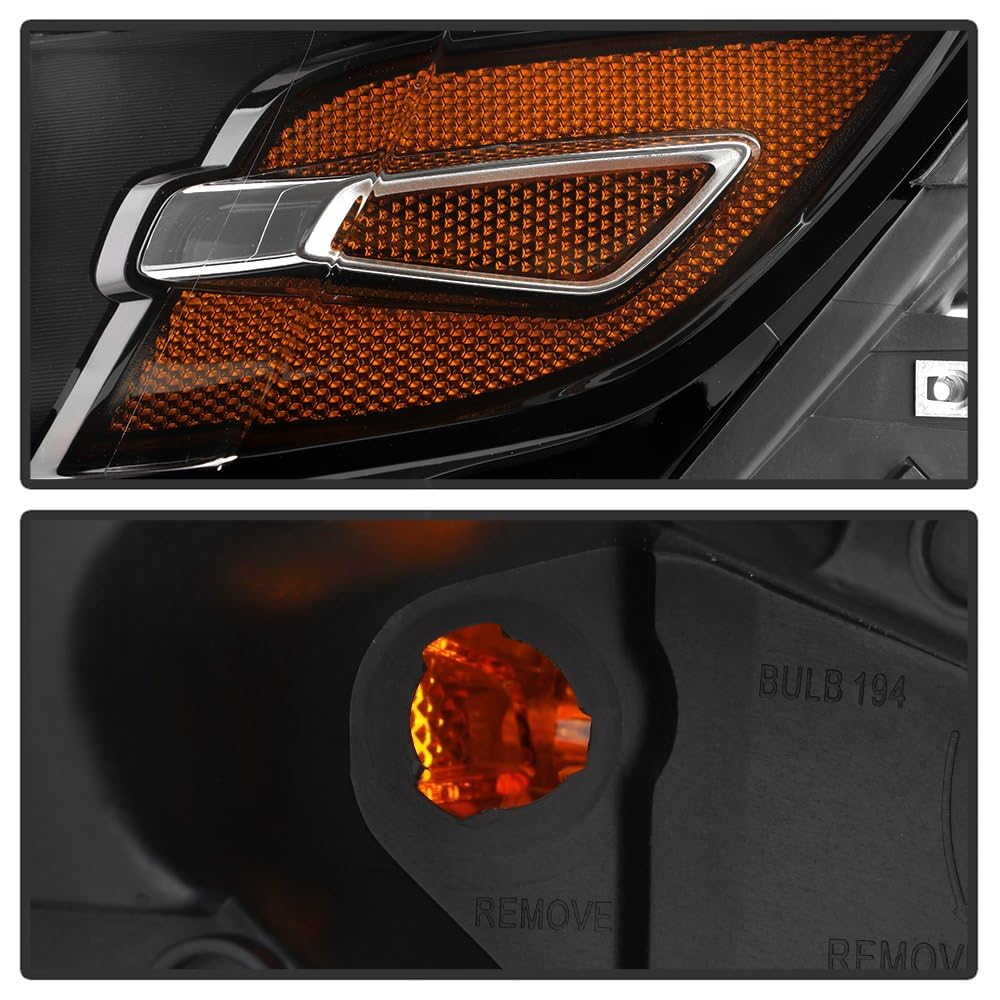 Chevy Impala 2014-2020 Spyder (OE) Driver Side Headlight - Low Beam-9005(Not Included) ; High Beam-9005(Not Included) ; Signal-7444NA(Not Included) - OE Set