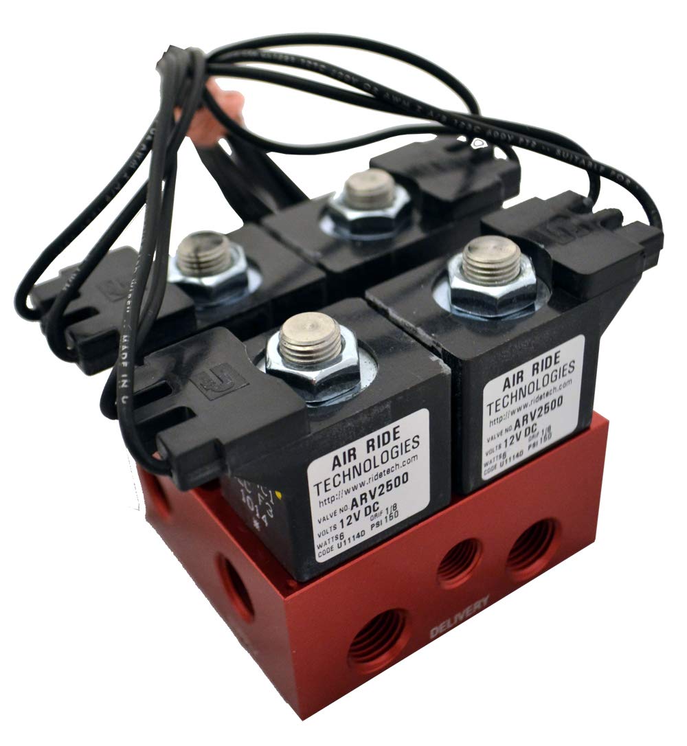 RidePro Ridetech 2-Way Airvalve Assembly (Fittings not included)