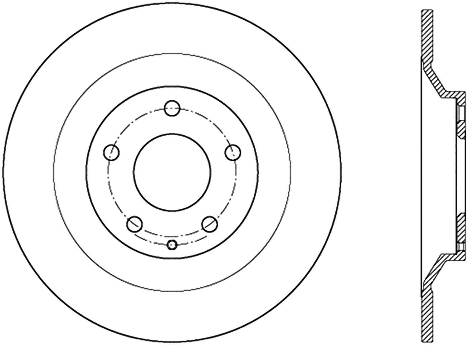 Premium StopTech Brake Rotor 120.45083