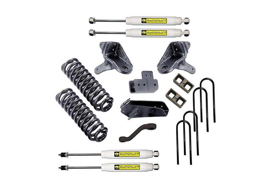 SUPERLIFT REALTRUCK SUSPENSION 4" Lift Kit for Ford Bronco | Complete Lift Kit with Front & Rear Shadow Series Shocks | K378 | Fits 1980-1996 Ford Bronco 4WD