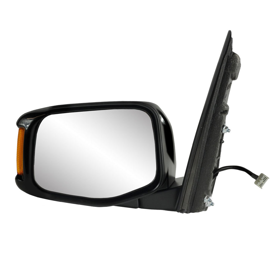 Fit System Driver Side Mirror for Touring Honda Odyssey, Touring Elite Model, Textured Black w/PTM Cover, w/Turn Signal, Memory, Foldaway, Heated Power