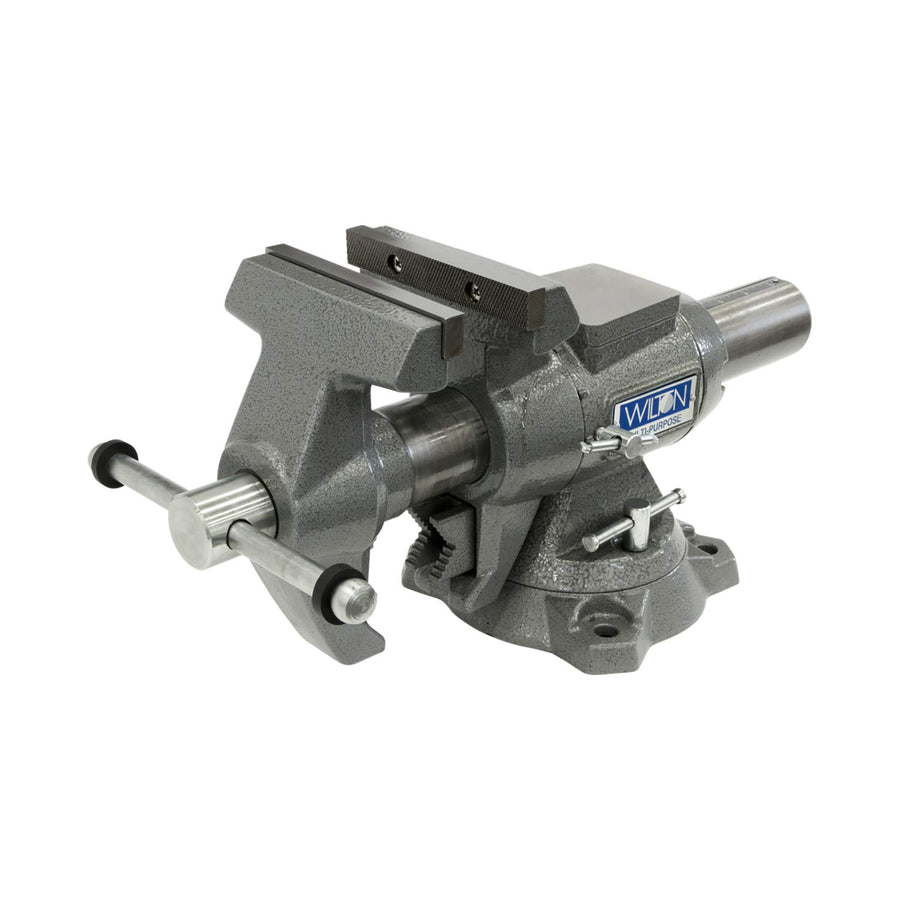 Multi-Purpose Wilton Bench Vise, 5-1/2" Jaw Width, 5" Max Jaw Opening, 2-3/4" Throat (Model 550P)