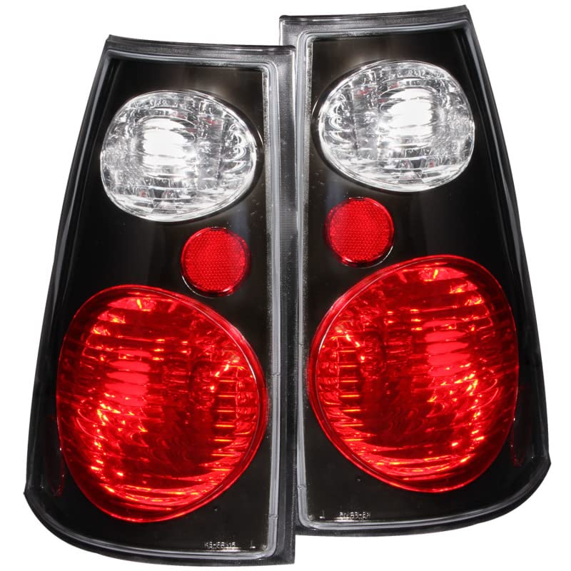 Black Euro Tail Light Set-Clear Lens ANZO USA 211087