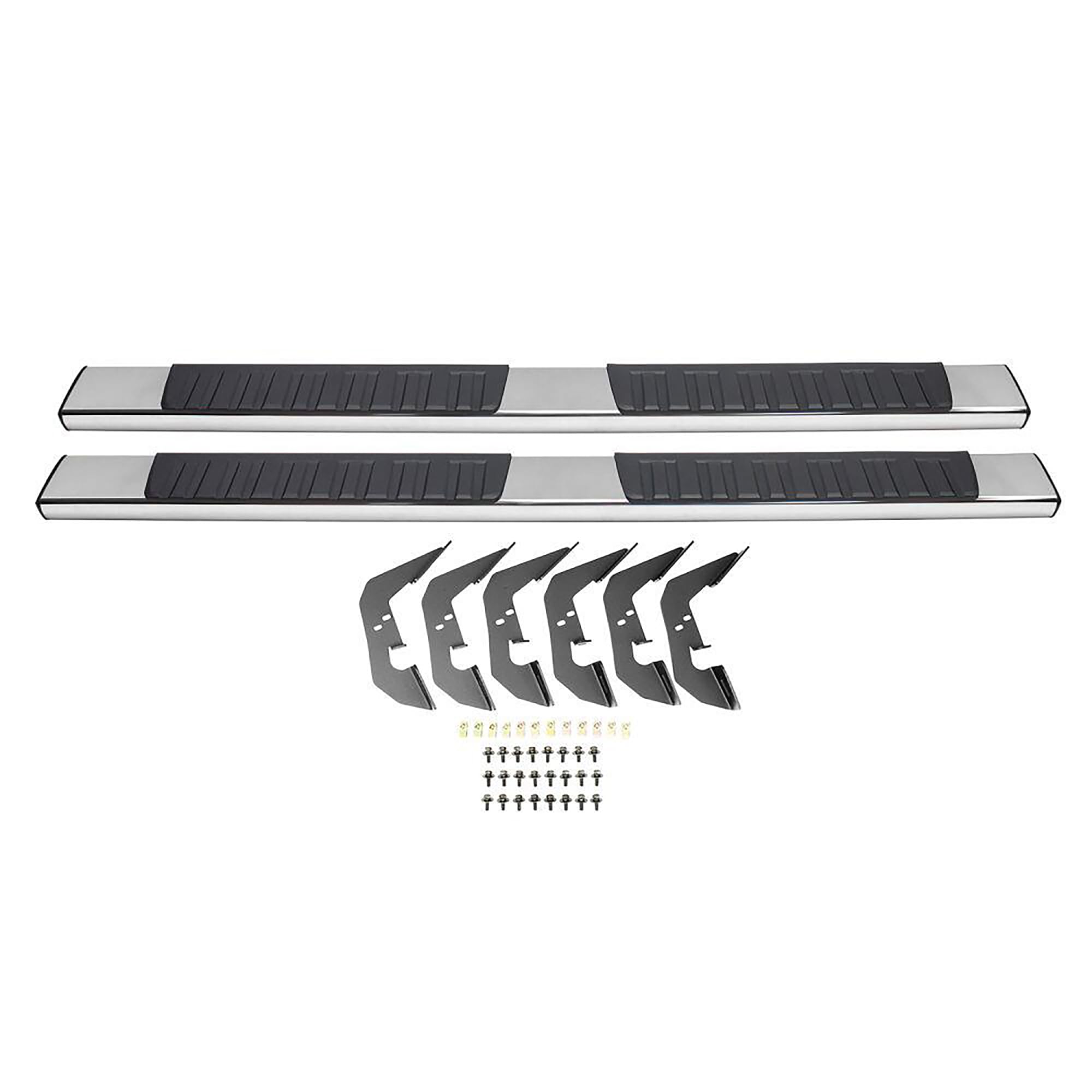28-71090 Westin R7 Nerf Bars fits 2015-2025 F150 2022-2025 F150 Lightning 2017-2025 F250 F350 Crew Cab Stainless Steel Pair