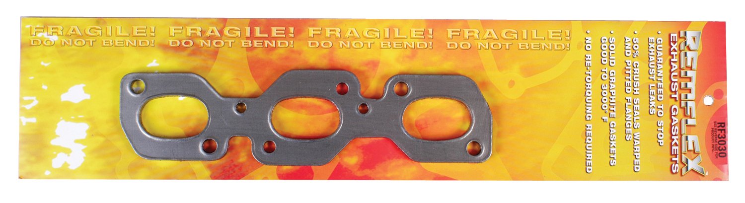 Exhaust Gasket Remflex 3030 for Ford V6 Engine, (Set of 2)
