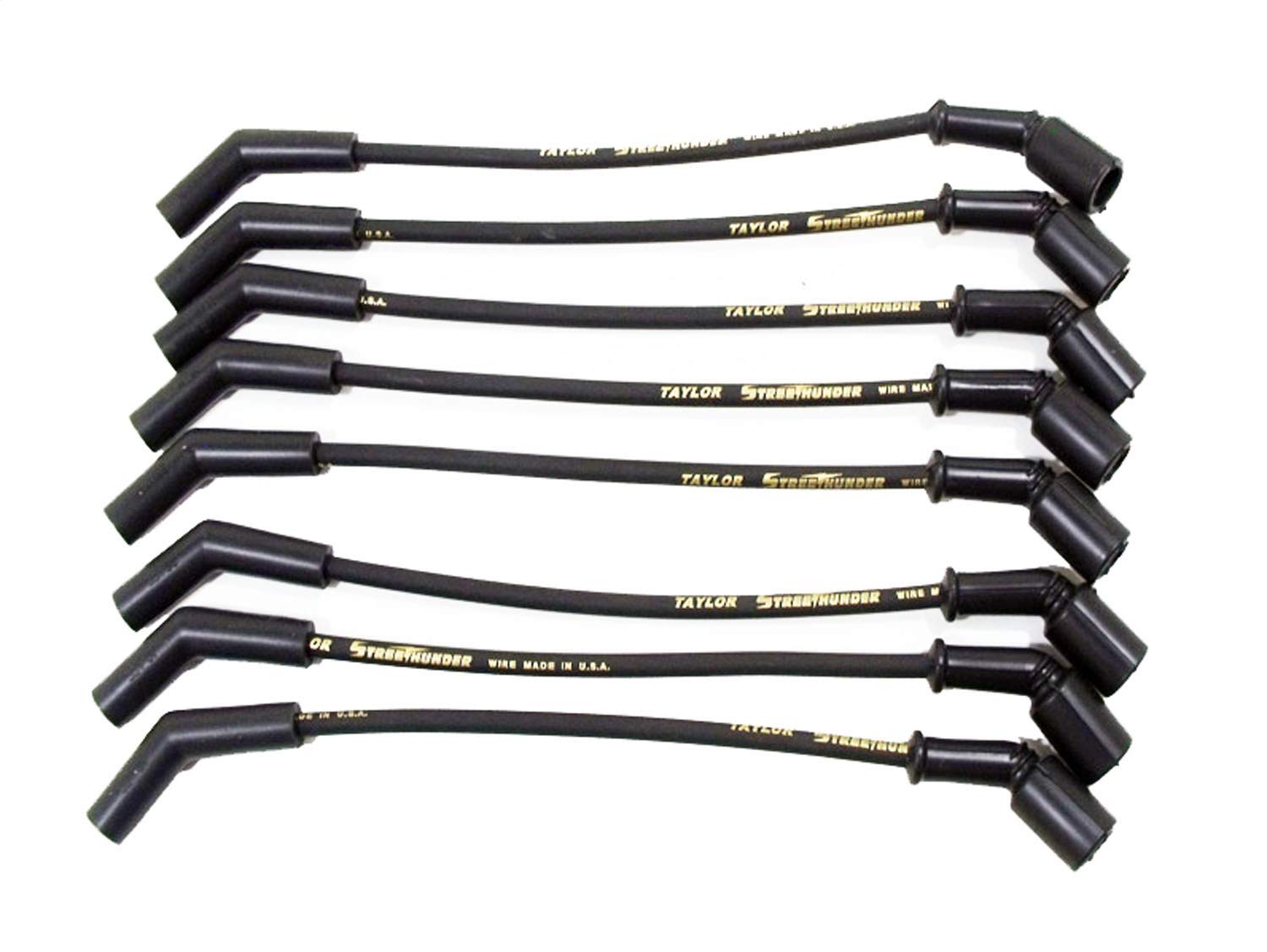 Plug Wire Set Taylor Cable 51046, 1 Pack, Black