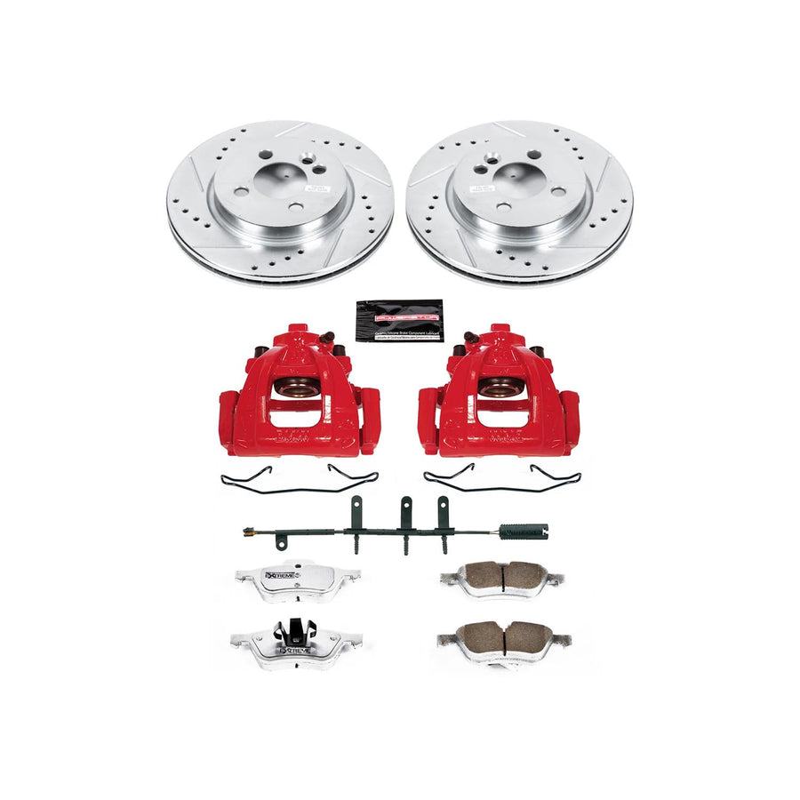 Power Stop Front KC5780-26 Z26 Street Warrior Brake Kit Mini Cooper For Mini Cooper 2007-2008 [Model Specific]