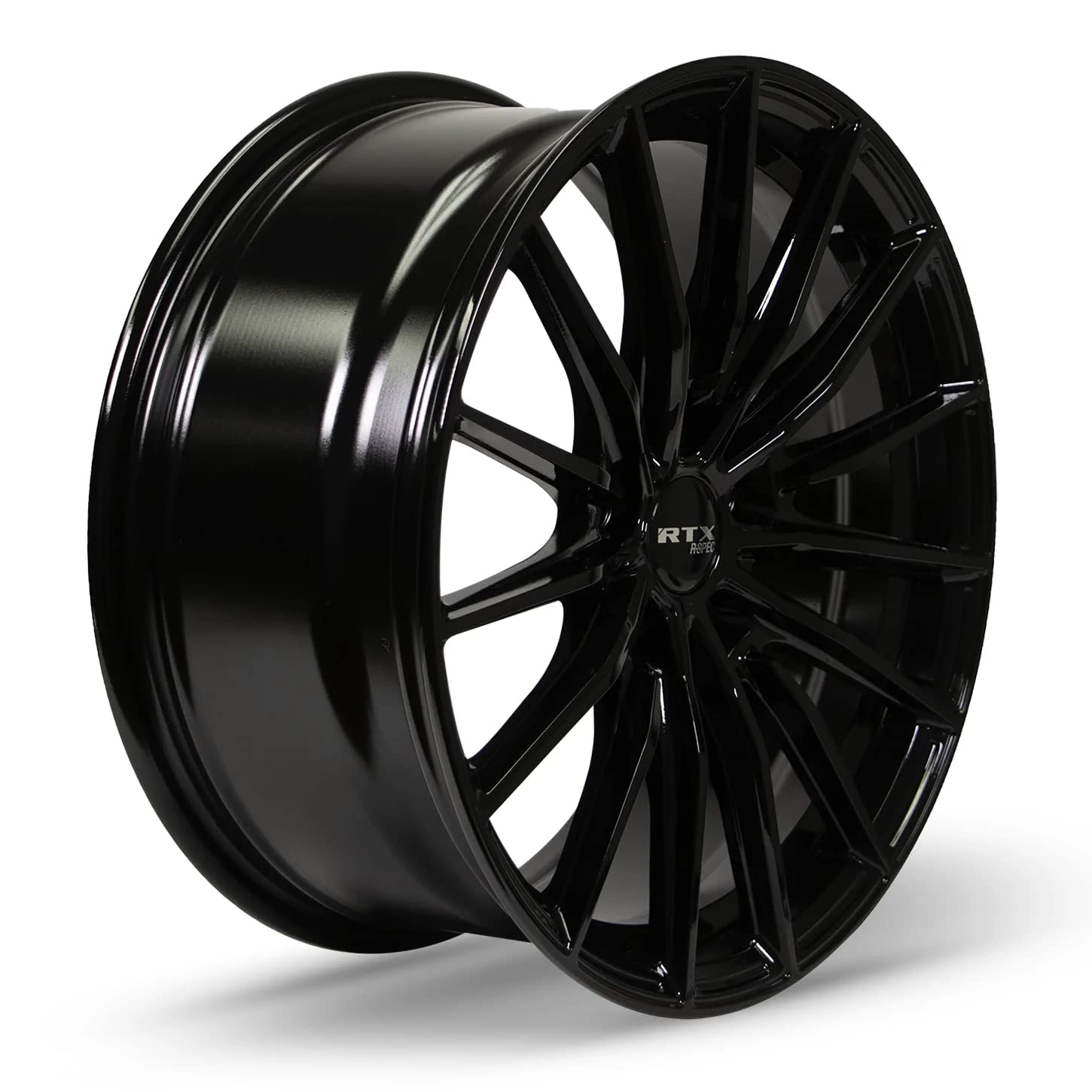 20x8.5 RTX FF15 Custom Wheel - 40 Offset, 5x114.3 Bolt Pattern, 73.1mm Hub - Gloss Black Rim