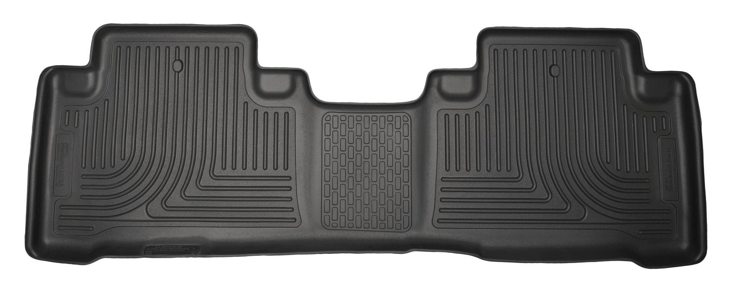 Weatherbeater Husky Liners Floor Mats | Fits 2014-2020 Acura MDX | 2nd Row, 1-pc Black - 19401