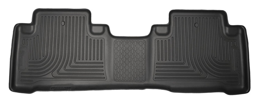 Weatherbeater Husky Liners Floor Mats | Fits 2014-2020 Acura MDX | 2nd Row, 1-pc Black - 19401