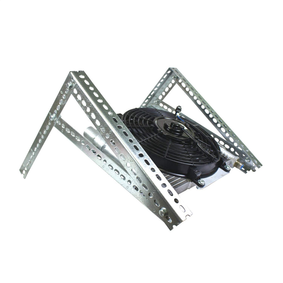 Xtrude BD Diesel Transmission Cooler with Fan - Complete Kit for 5/8in Lines