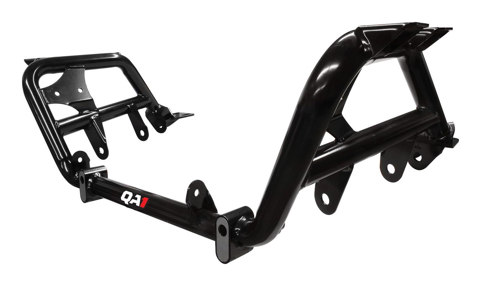 K-Member, Improved Tubular Geometry, Increased Header Clearance, Factory Steering Rack, Steel, Black Powder Coat