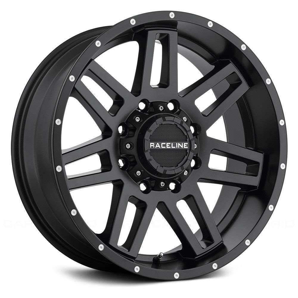 Raceline 931B Wheels INJECTOR Satin Black Wheel (17 x 9. inches /8 x 170 mm, 0 mm Offset)