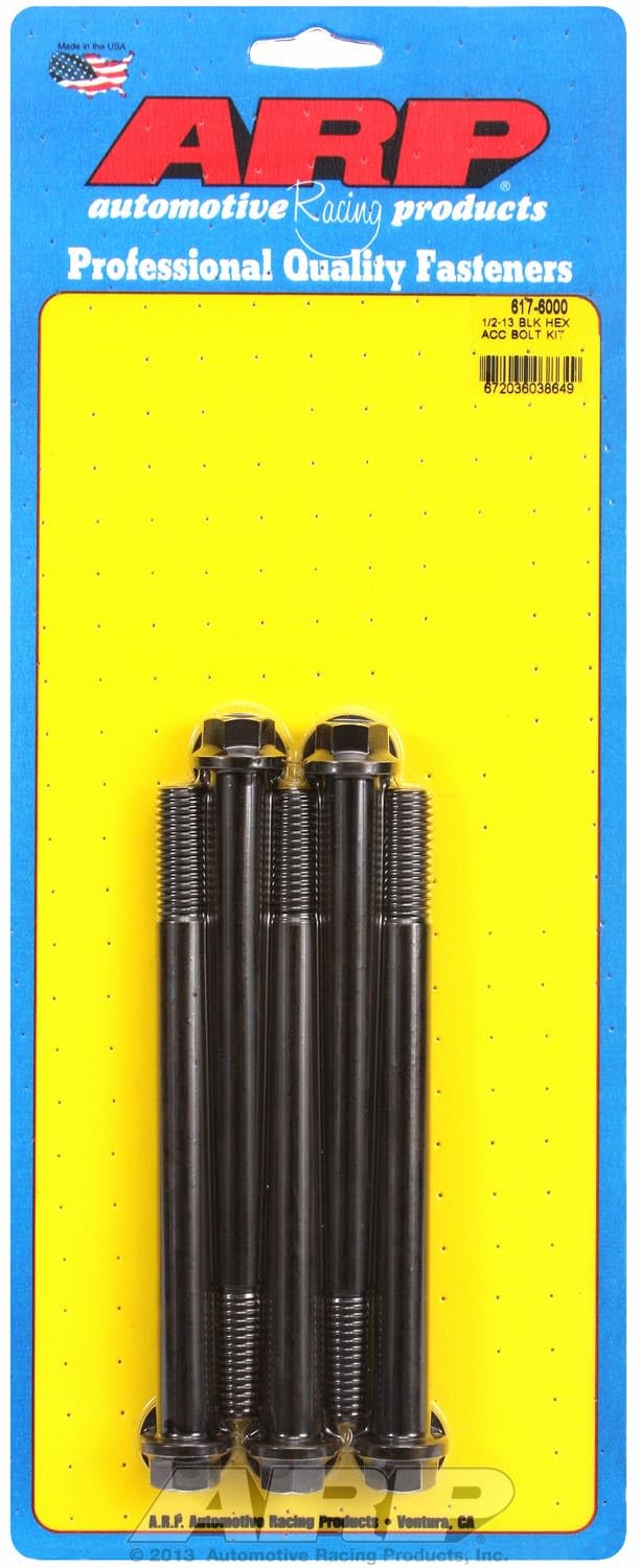 Hex ARP (617-6000) Oxide Bolt, Black