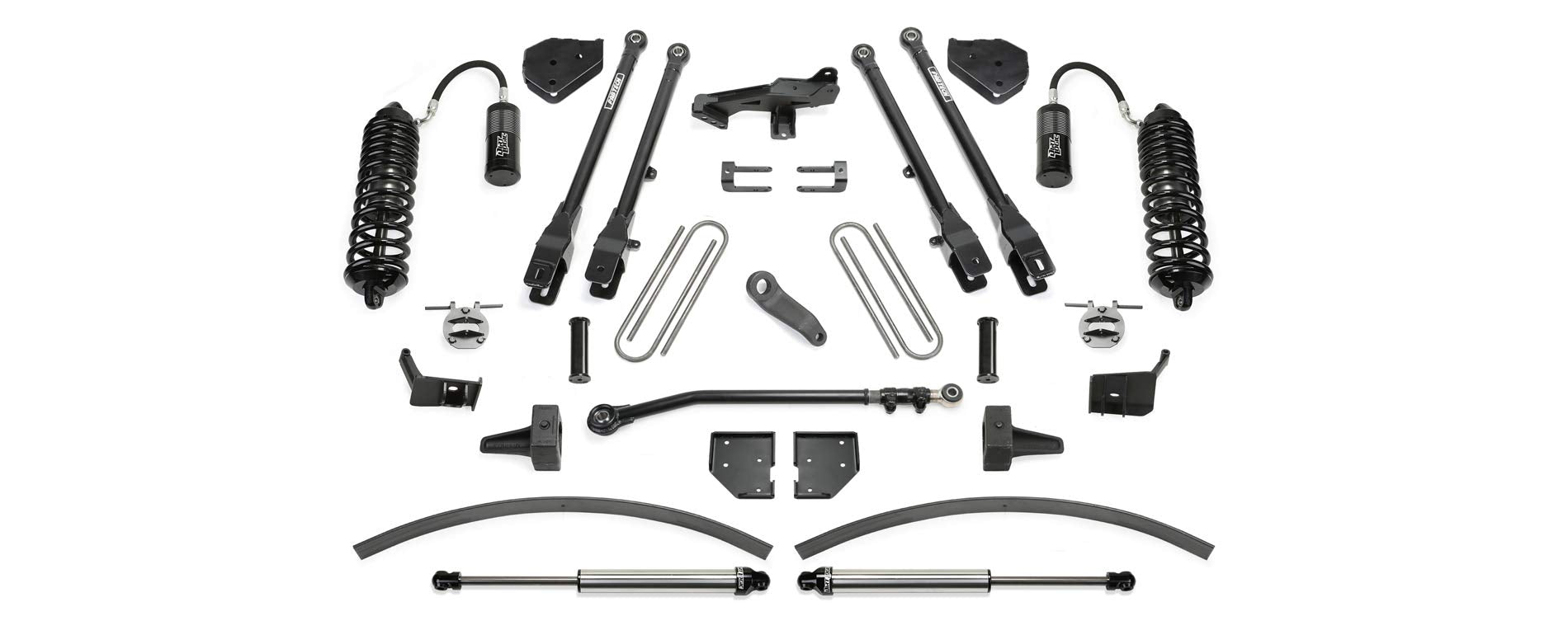 Fabtech 4 Link Lift System K2302DL 8 in. Lift Incl. Front Dirt Logic Resi 4.0 Shocks And Rear Dirt Logic 2.25 Shocks