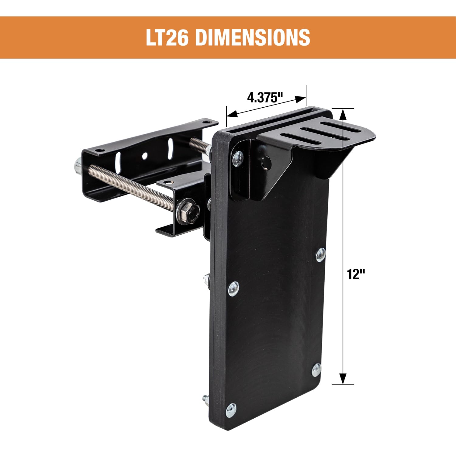 Universal Chainsaw Mount Buyers Products LT26 for Open and Enclosed Landscape Trailers, Professional Chainsaw Holder for Landscapers