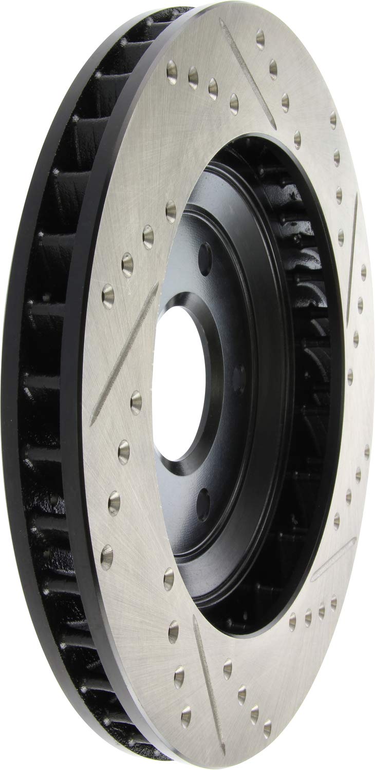 Front Right StopTech 127.62060R Sport Drilled/Slotted Brake Rotor