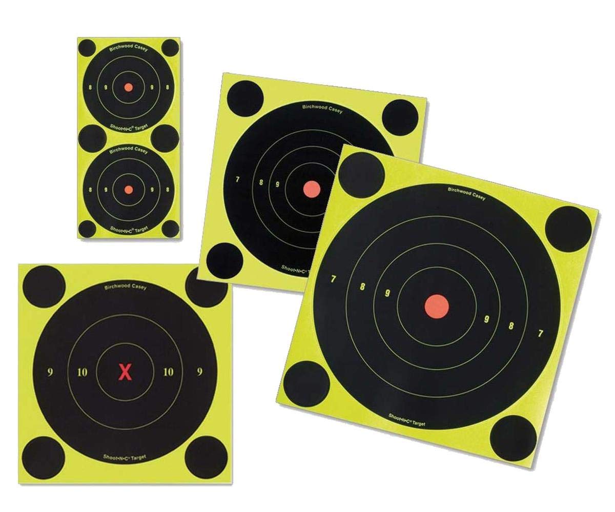 8" Bullseye Target Shoot-N-C 5/Pk