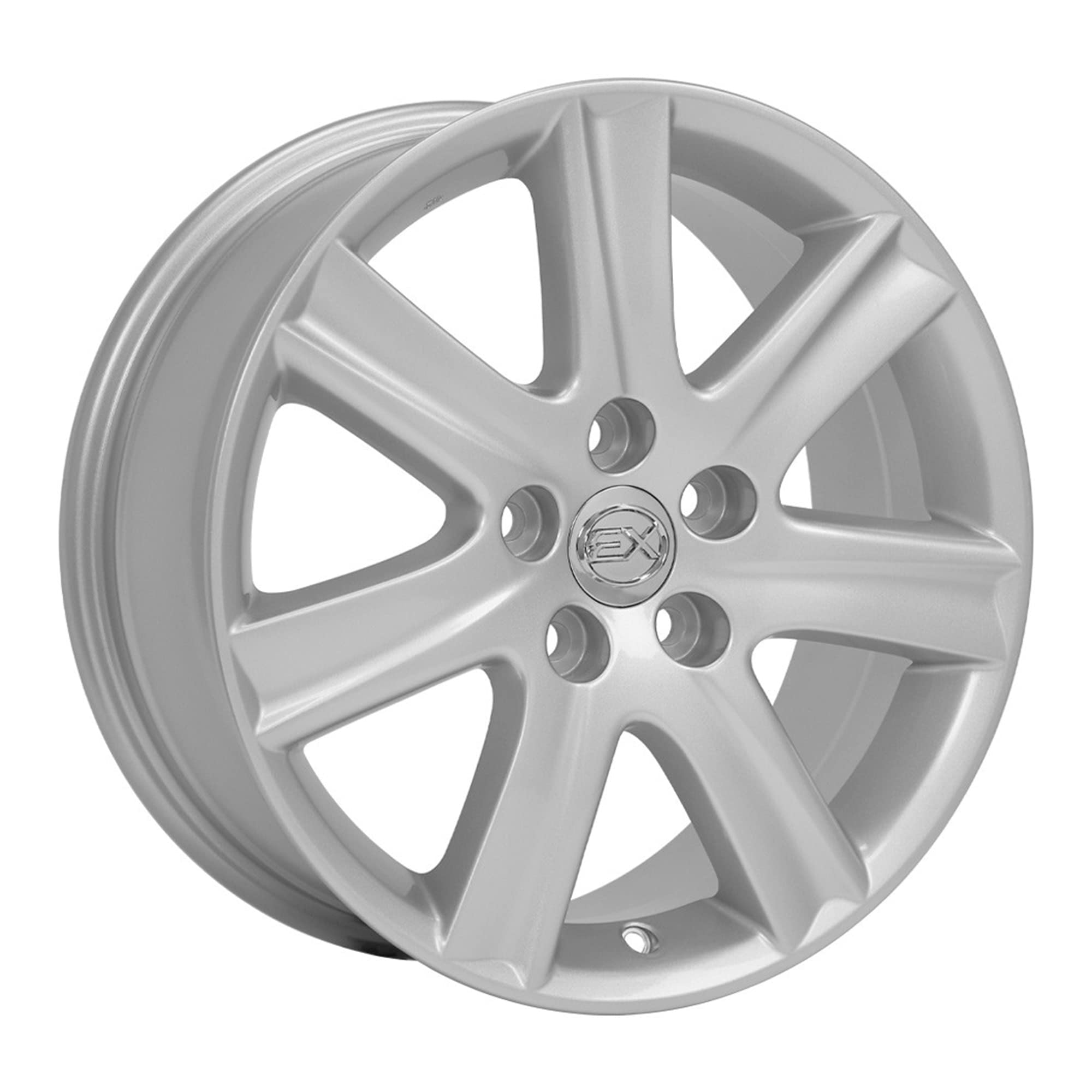 LX12-17070-5450-45S OE Wheels LLC Silver Wheel Painted (17 x 7. inches /5 x 114 mm, 45 mm Offset)