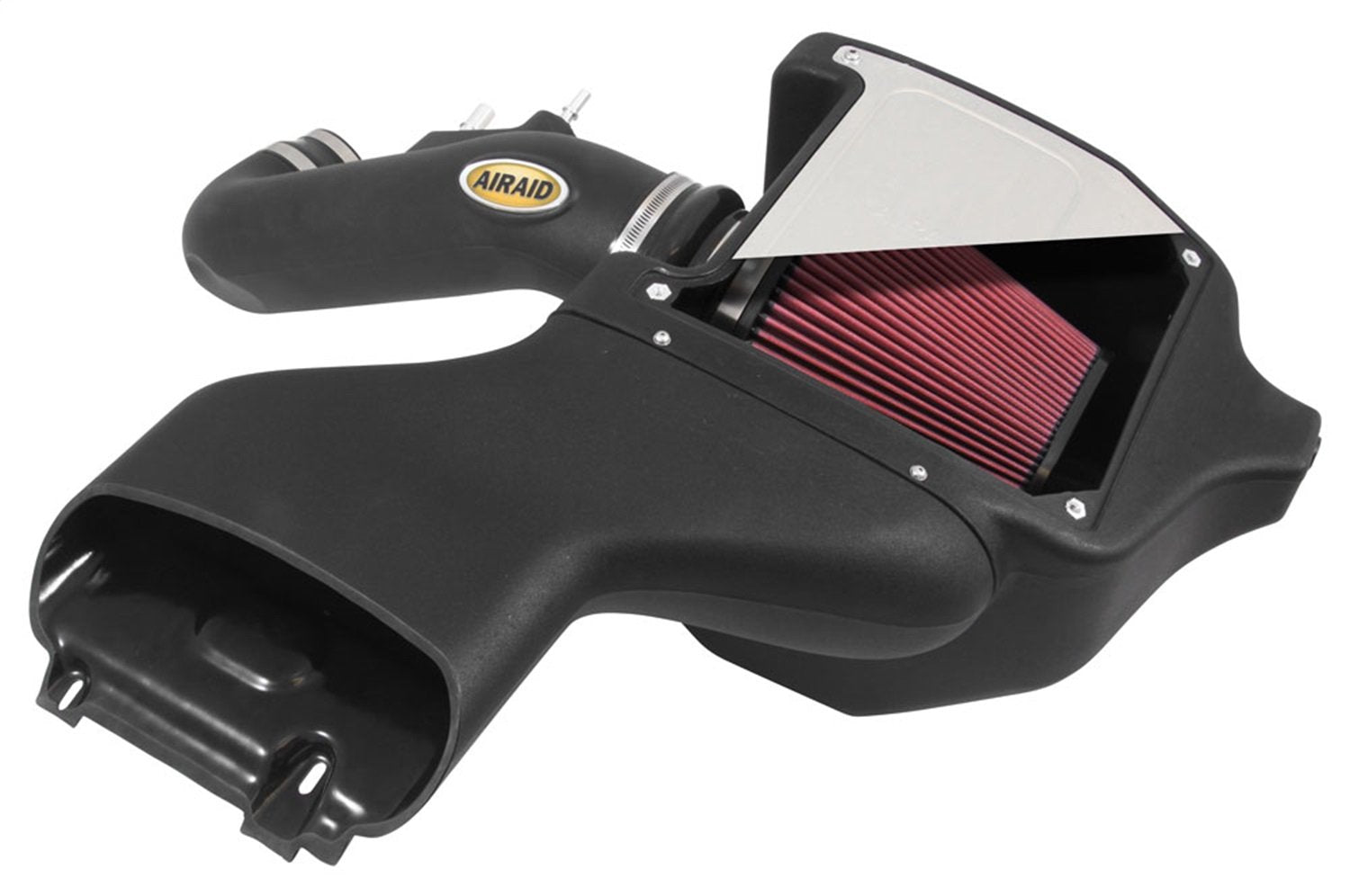 Cold Air Intake System AIRAID by K&N: Increased Horsepower, Cotton Oil Filter: Compatible with 2015-2020 FORD (F150) AIR-400-293