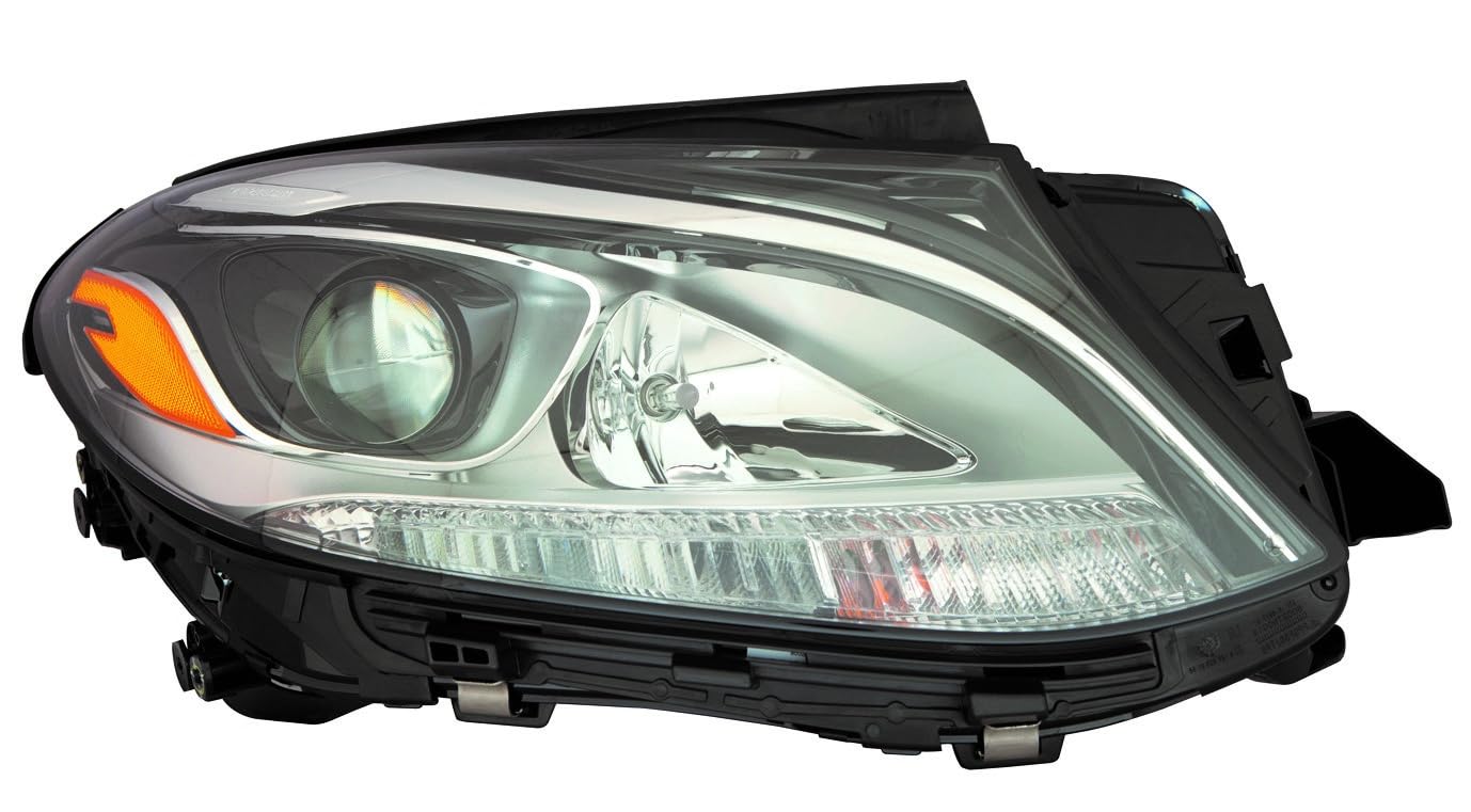 Automotive DEPO for Mercedes Benz GLE SUV Class 16-19 Headlight Halogen without Logo RH Passenger Side CAPA Replaces OEM: 166 820 20 59 Partslink: MB2519107C